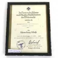 Signed document Sepp Dietrich